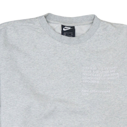 Womens UK Size S Nike Grey Pullover Sweatshirt
