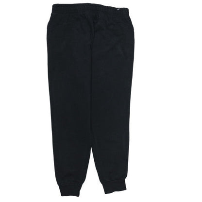 Puma Men's Black Regular Fit Sweatpants Tapered Fleece L