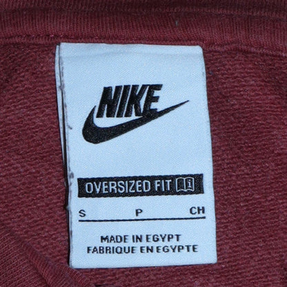 Womens UK Size S Nike Red Pullover Sweatshirt