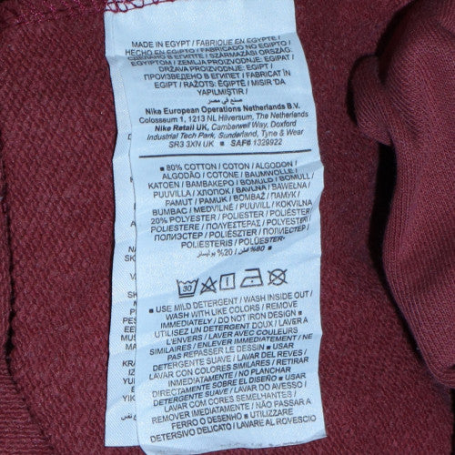 Womens UK Size S Nike Red Pullover Sweatshirt