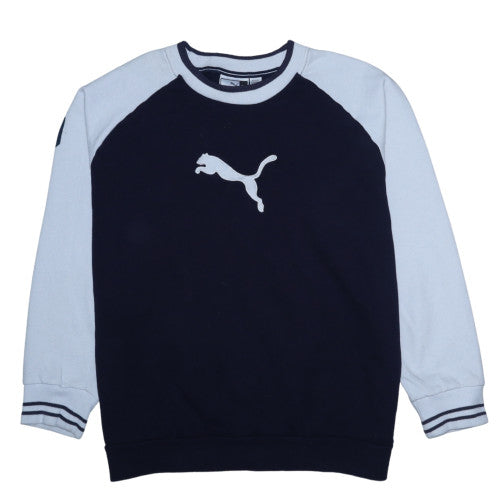 Mens UK Size 2XL Puma Blue Pullover Sweatshirt