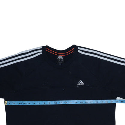 Mens UK Size M Adidas Black Pullover Sweatshirt
