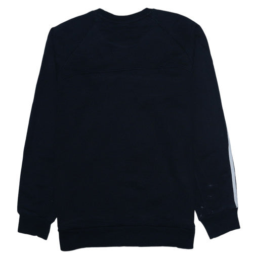 Mens UK Size M Adidas Black Pullover Sweatshirt