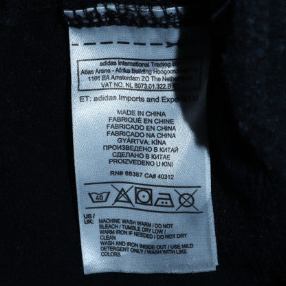 Mens UK Size M Adidas Black Pullover Sweatshirt