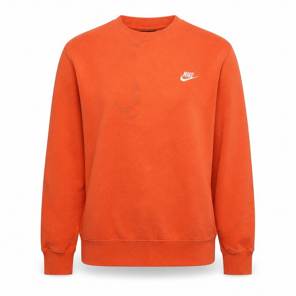 Womens UK Size XS Nike Orange Pullover Sweatshirt