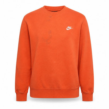 Womens UK Size XS Nike Orange Pullover Sweatshirt