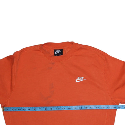 Womens UK Size XS Nike Orange Pullover Sweatshirt