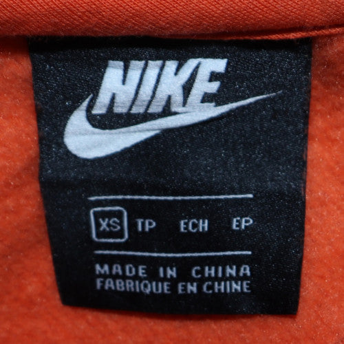 Womens UK Size XS Nike Orange Pullover Sweatshirt