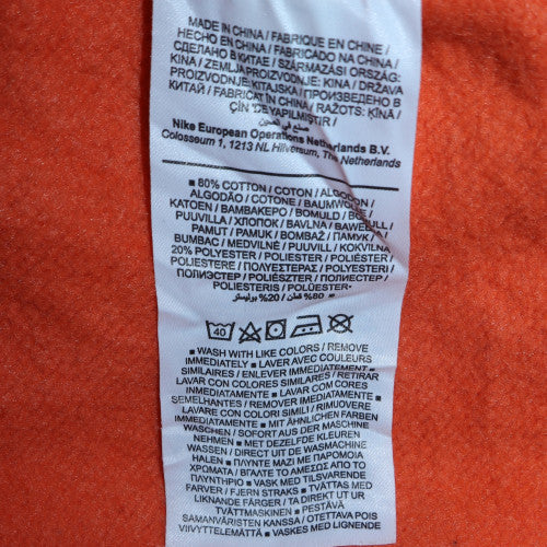 Womens UK Size XS Nike Orange Pullover Sweatshirt