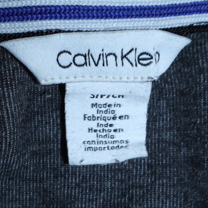 Mens UK Size S Calvin Klein Grey Full Zip Sweatshirt