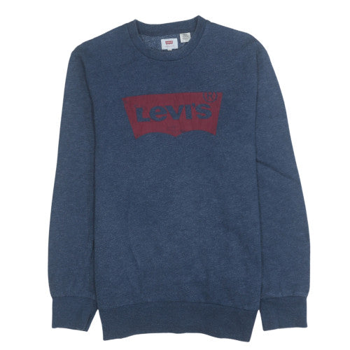 Mens UK Size M Levi's Blue Pullover Sweatshirt