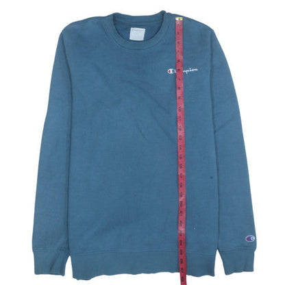 Mens UK Size L Champion Blue Pullover Sweatshirt