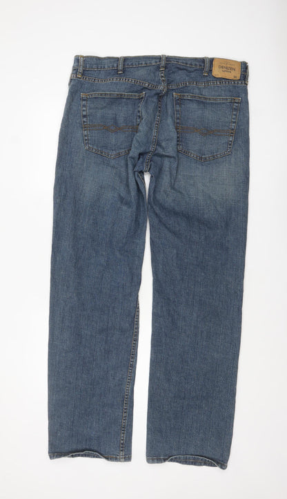 Denizen from Levi's Men's Blue Relaxed Fit 285 Straight Jeans 38x34