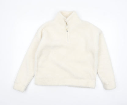 Womens UK Size S Souluxe Ivory Pullover Sweatshirt