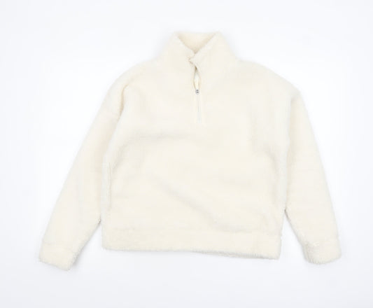 Womens UK Size S Souluxe Ivory Pullover Sweatshirt