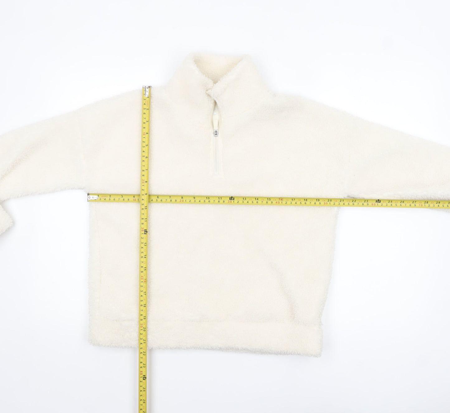Womens UK Size S Souluxe Ivory Pullover Sweatshirt