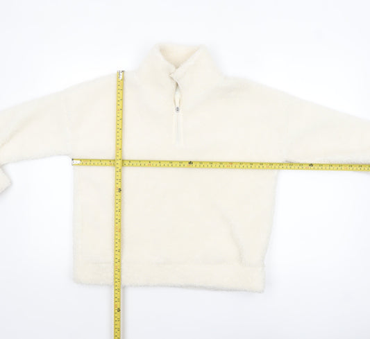 Womens UK Size S Souluxe Ivory Pullover Sweatshirt