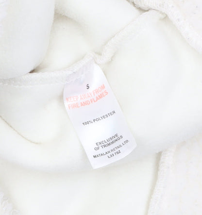 Womens UK Size S Souluxe Ivory Pullover Sweatshirt