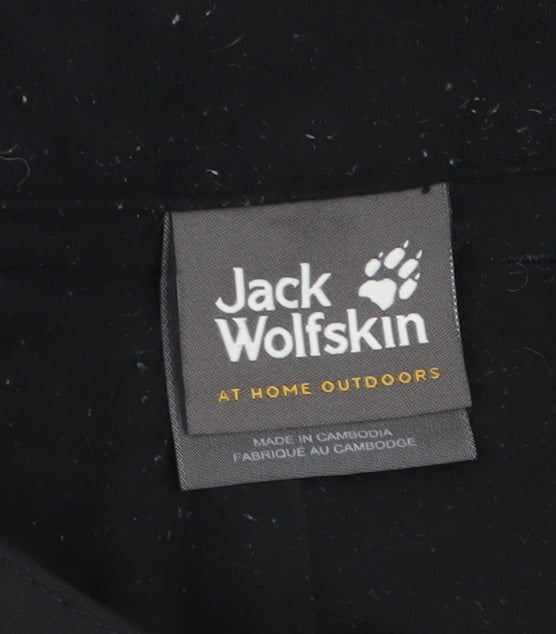 Jack Wolfskin Women’s Black Cargo Outdoor Trousers Size 14 Regular