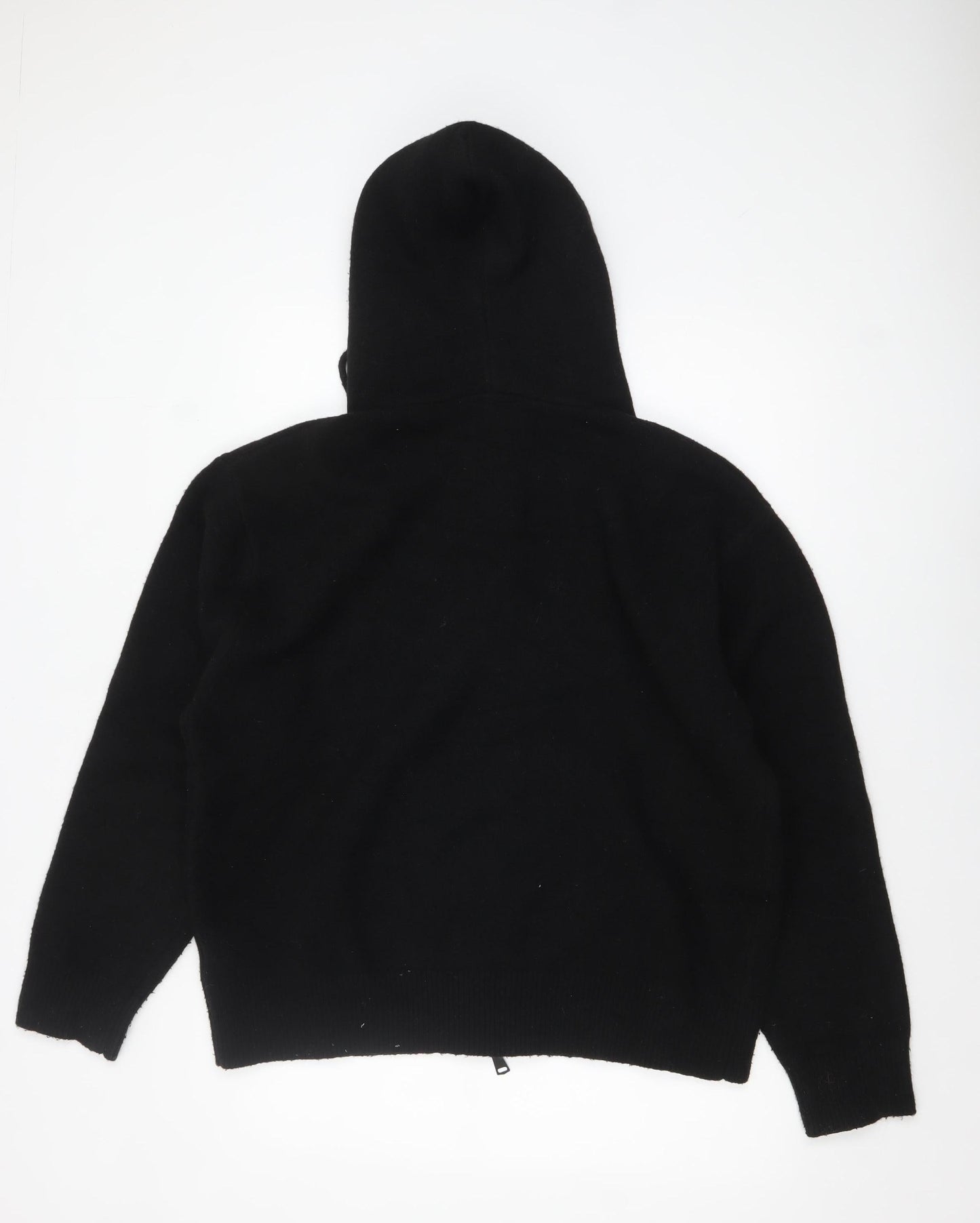 The Couture Club Women's Black Hooded Full Zip Jumper S