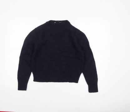 Baukjen Women's Blue 100% Recycled Cashmere Crew Neck Jumper Size 14
