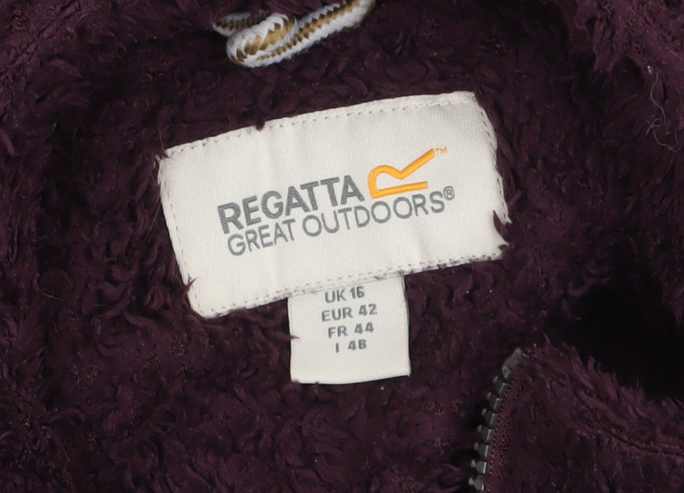 Womens UK Size 16 Regatta Purple Pullover Sweatshirt