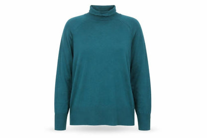 Womens UK Size 8 Zara Green Pullover Jumper