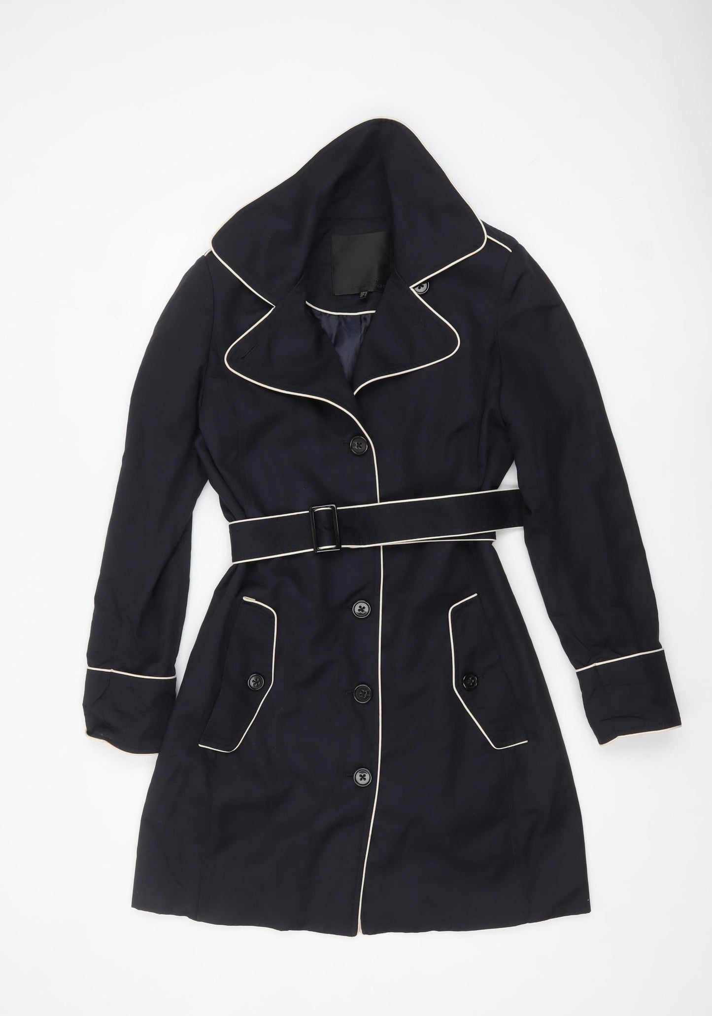 Womens UK Size 12 InWear Blue Trench Coat