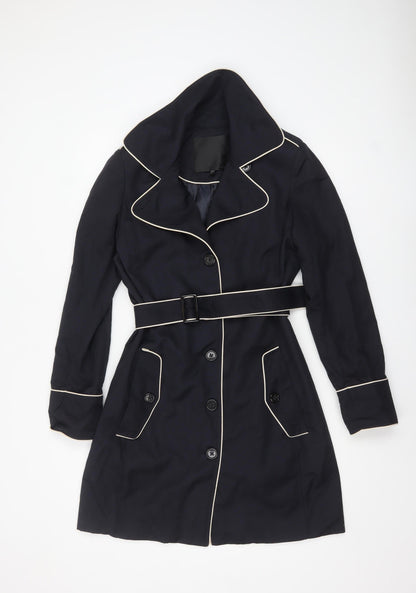 Womens UK Size 12 InWear Blue Trench Coat
