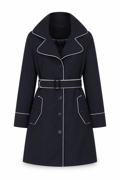 Womens UK Size 12 InWear Blue Trench Coat