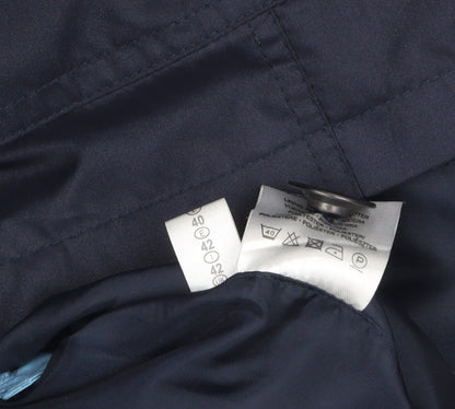 Womens UK Size 16 Peter Hahn Blue Rain Coat