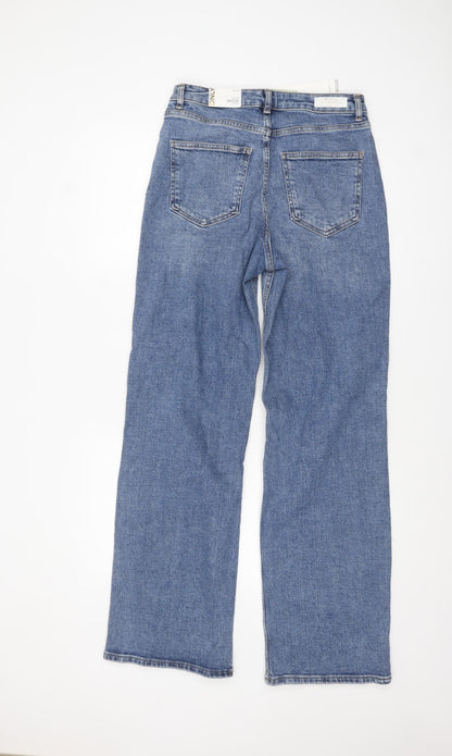 Womens UK Size 12 Only Relaxed Fit Wide-Leg Jeans