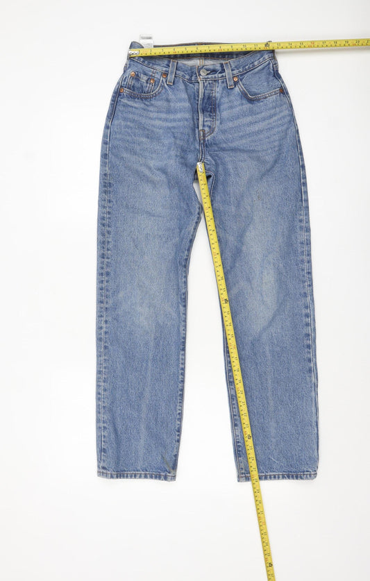 Levi's 501 Women's Blue High Rise Straight Jeans Size 4