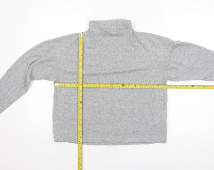 Womens UK Size S Uniqlo Grey Basic T-Shirt