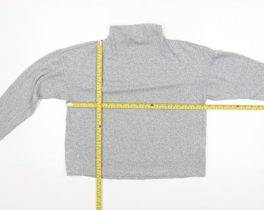 Womens UK Size S Uniqlo Grey Basic T-Shirt