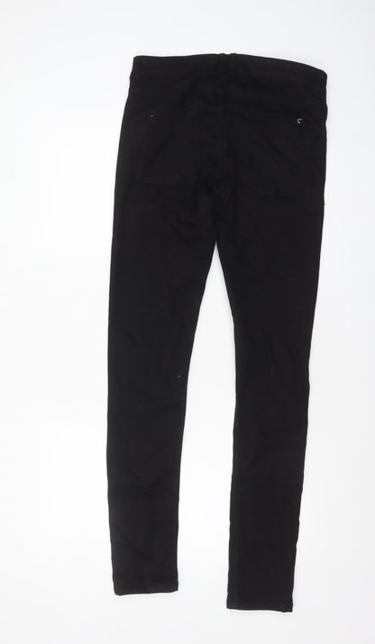 Collusion Mens Black Skinny Jeans W32 L32 Cotton Blend