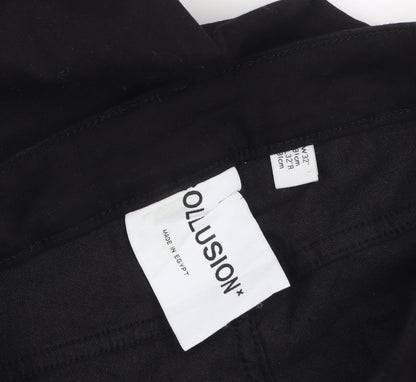 Collusion Mens Black Skinny Jeans W32 L32 Cotton Blend