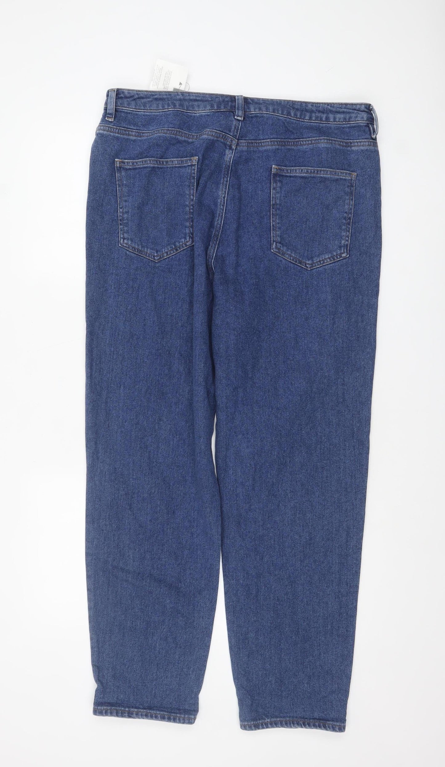 Womens UK Size 18 ASOS Regular Fit Straight Blue Jeans