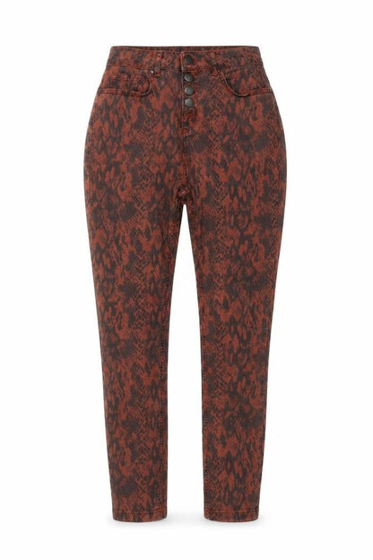 Womens UK Size 8 Mint Velvet Slim Fit CasualWorkwear Brown Trousers