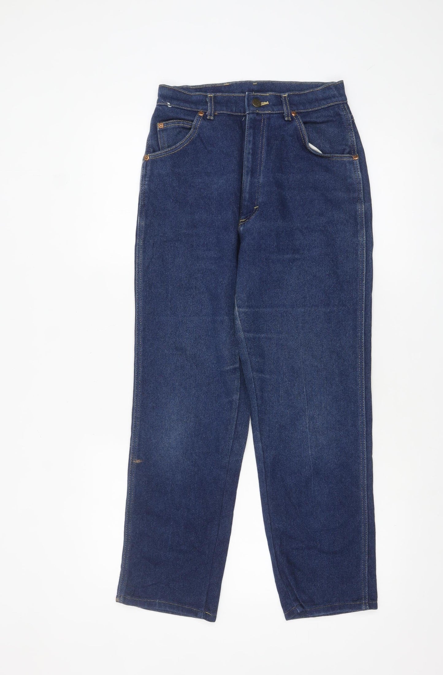 Womens UK Size 12 Lee Regular Fit Straight Blue Jeans