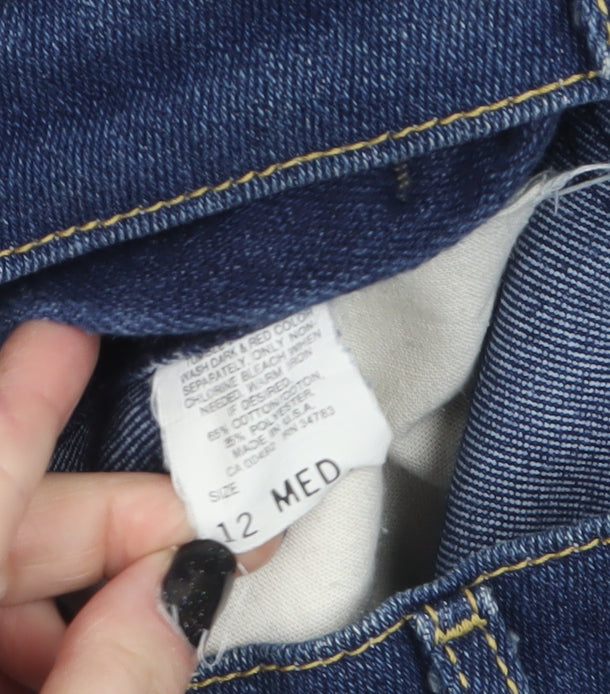 Womens UK Size 12 Lee Regular Fit Straight Blue Jeans