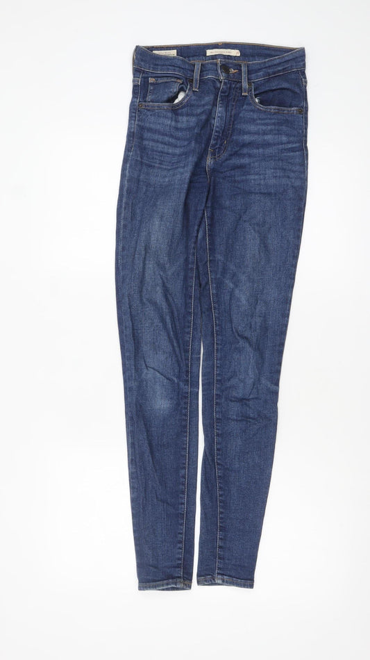 Womens UK Size 25 Levi's Slim Fit Skinny Blue Jeans