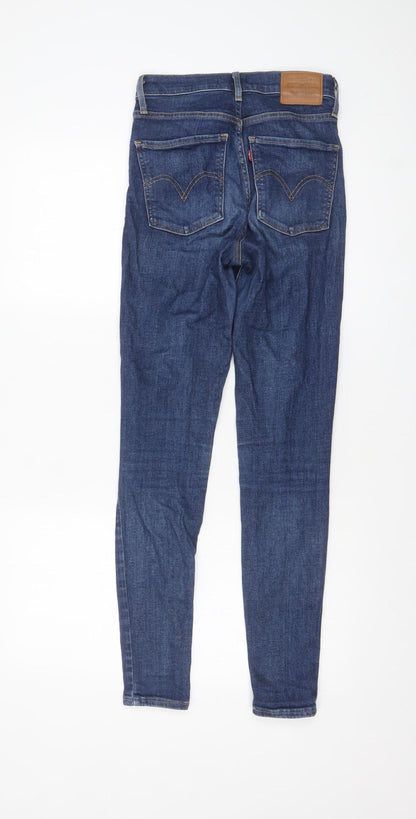 Womens UK Size 25 Levi's Slim Fit Skinny Blue Jeans
