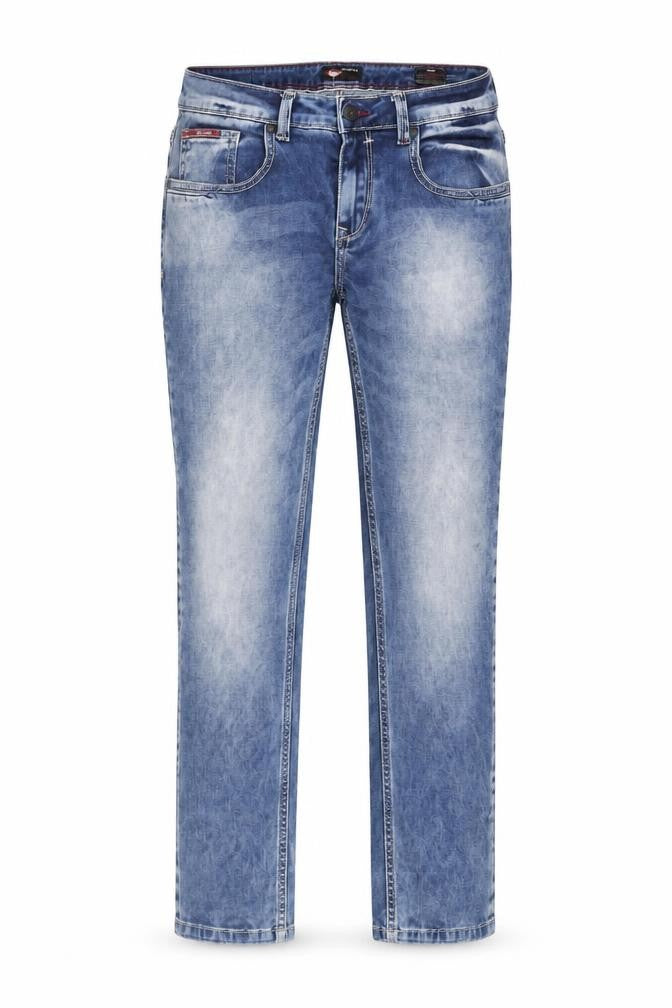 Lee Cooper Men's Blue Slim Fit Mid Rise Straight Jeans W30