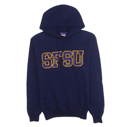 Mens UK Size M Champion Blue Pullover Hoodie