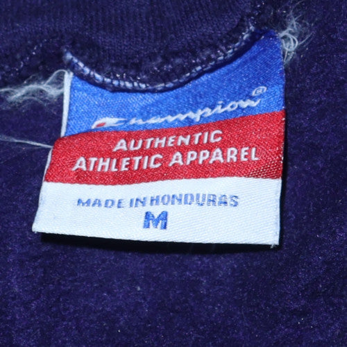 Mens UK Size M Champion Blue Pullover Hoodie