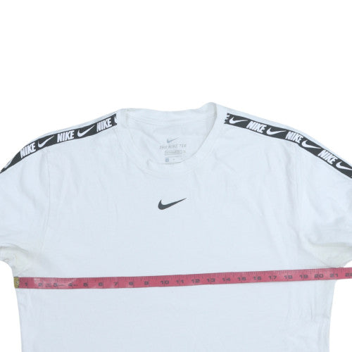 Nike Men’s White Sports Crew Neck Short Sleeve T-Shirt Size L