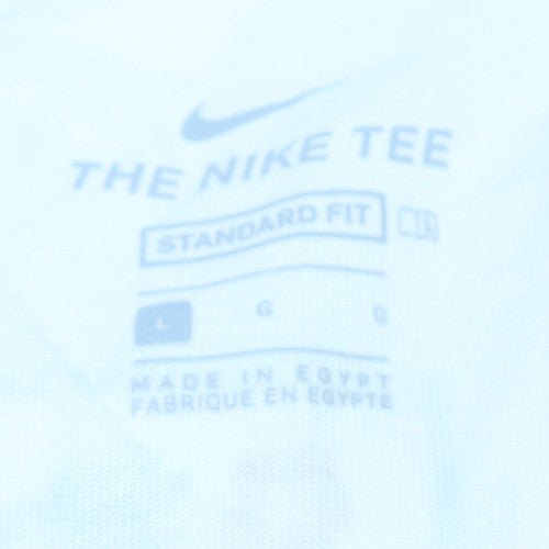 Nike Men’s White Sports Crew Neck Short Sleeve T-Shirt Size L