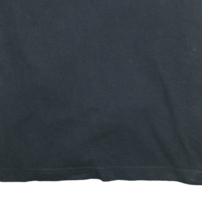 Tommy Jeans Men's Black Cotton Crew Neck T-Shirt M Regular Fit