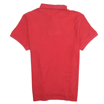 Nike Men's Red XL Polo Shirt Cotton Short Sleeve Sports Top